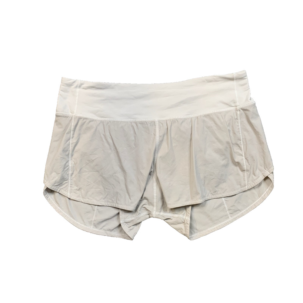 Lululemon Shorts Womens 10 Ash Speed Up Updated Fit Sweat Wicking Lightweight